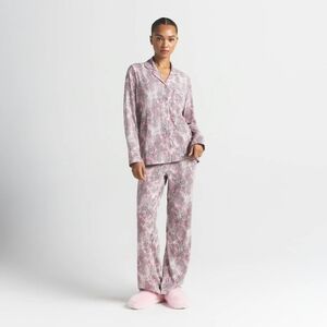 NEW SKIMS Pink Leopard Pajama Set